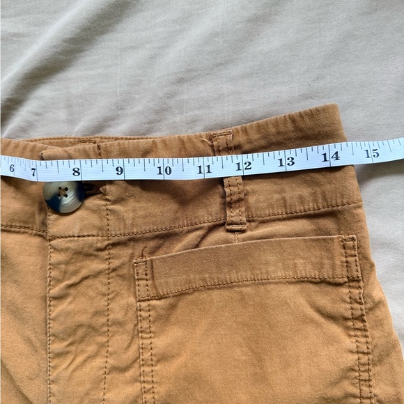 Anthropologie High-Rise Wide-Leg Jeans in Tan - Picture 6 of 7